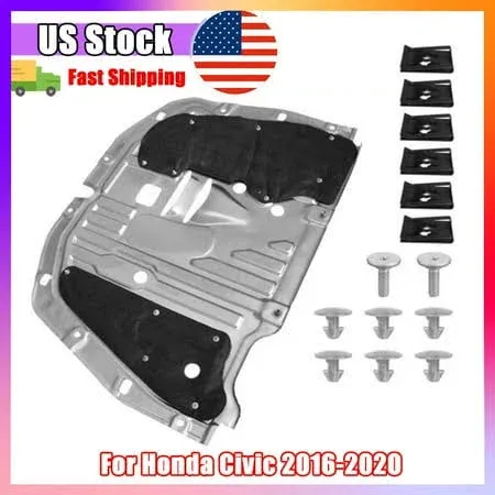 1 PC Fit Honda Civic 2016-2021 Engine Splash Guard Under Car Shield Cover Board