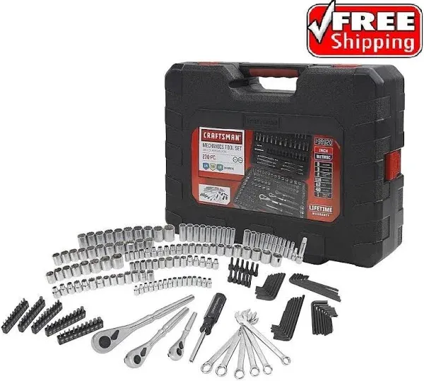 Craftsman 230-Piece Mechanics Tool Set