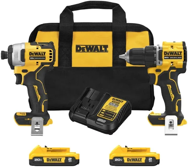 DeWalt Atomic 20V Max Brushless 2 Tool Combo Kit