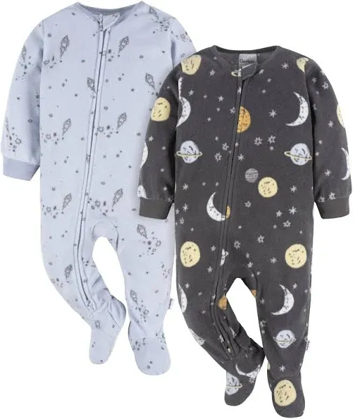 Gerber 2-Pack Baby & Toddler Boys Fleece Pajamas