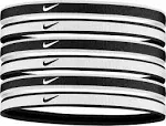 Nike Swoosh Sport Headbands 6 Pack - White/Black