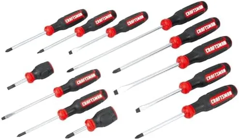 Craftsman Bi-Material Screwdriver Master Set, 12 Piece - CMHT65301