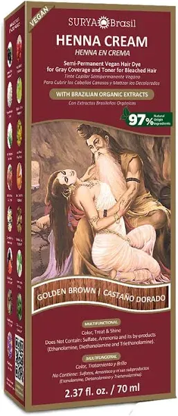 Surya Brasil Henna Cream, Burgundy - 2.37 fl oz box