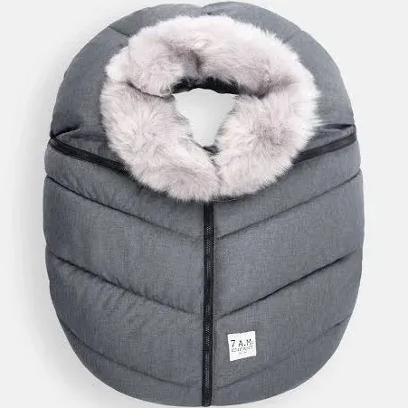 7AM Enfant Car Seat Cocoon - Heather Grey