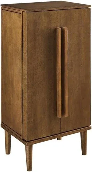 Pemberly Row 7-Drawer Wood Jewelry Armoire with Flip Top