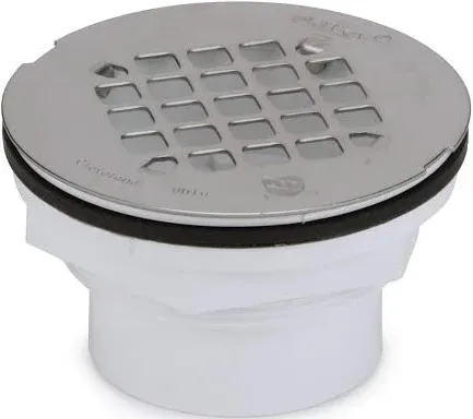 OATEY 42097 Shower Drain,2 1/2 in Body H,SS 5KAV8