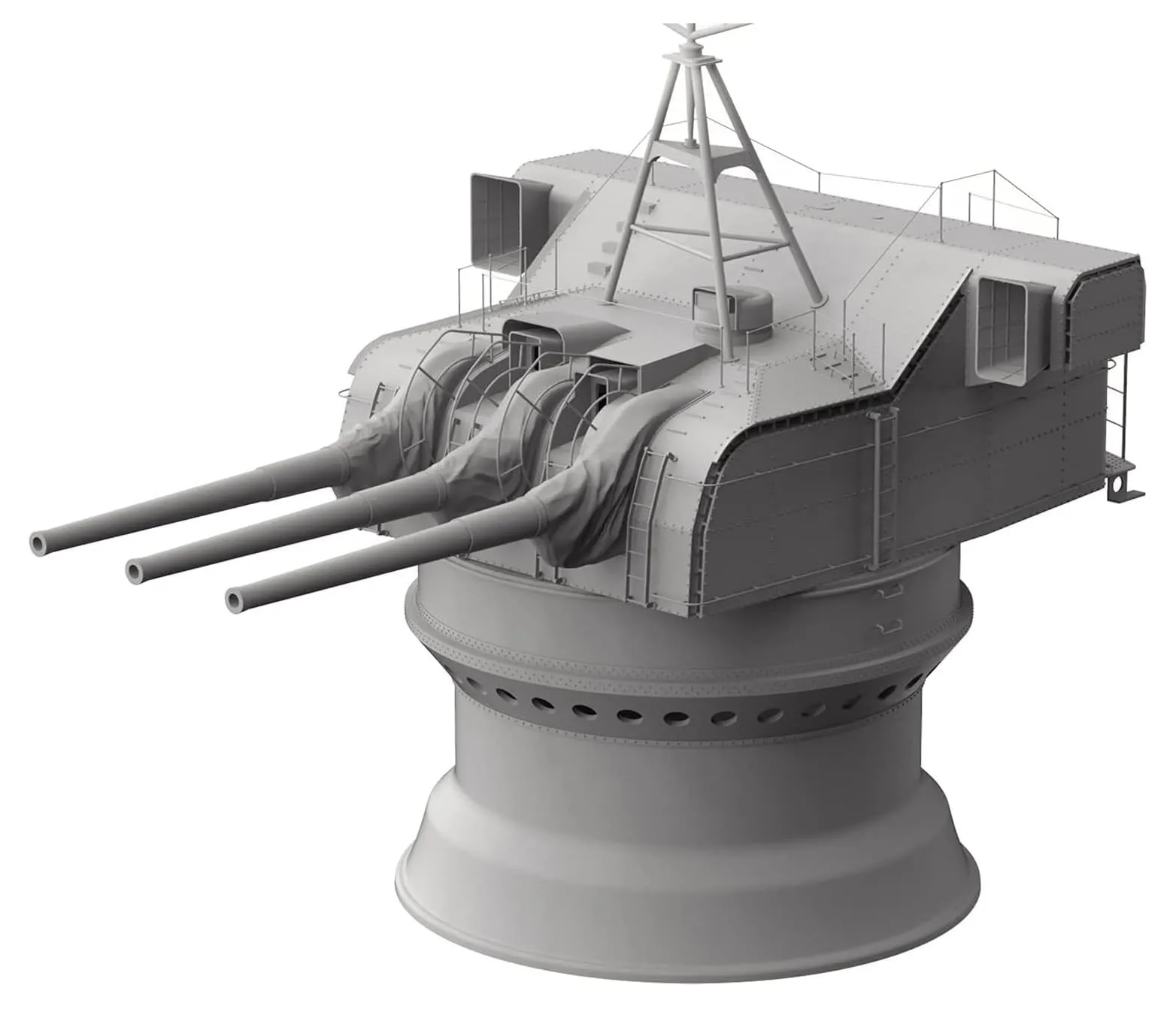 Battleship Yamato 3rd Year Type 60-Caliber 15.5cm Gun Turret