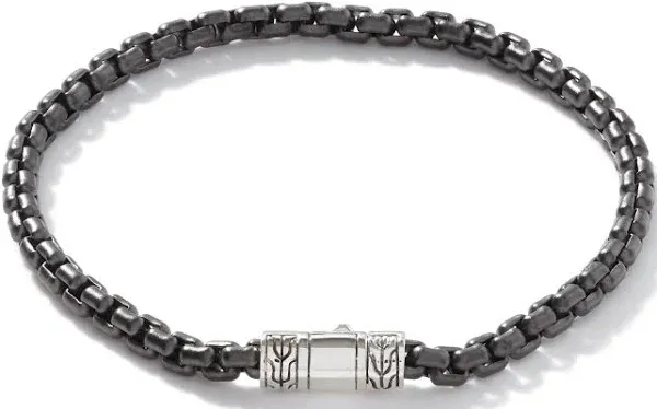 John Hardy Men's Classic Sterling Silver Box Chain Bracelet