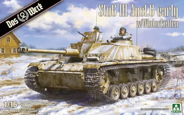 Das Werk 16003 1/16 STUG III with Winterketten Mode Model Tank Kit