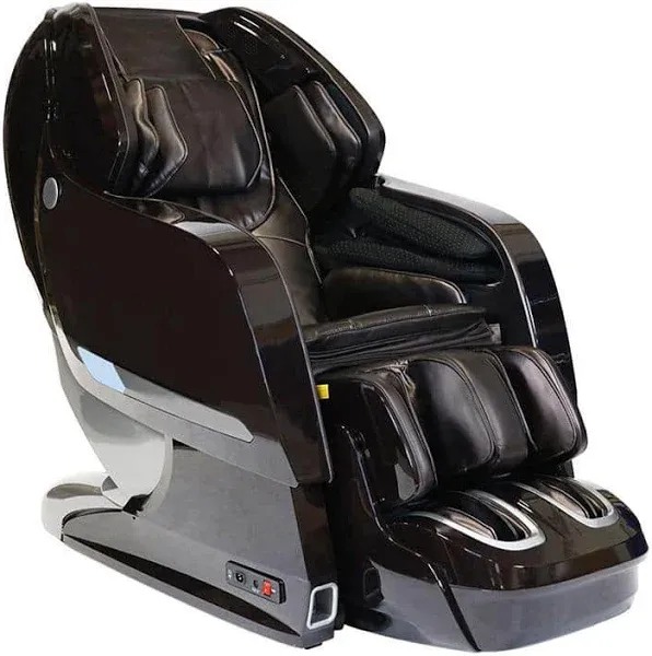 Kyota Yosei M868 Zero Gravity 4D Deep Tissue Massage Chair with Premium Bluetooth Sound, Heated Lumbar Massage, Calf Rollers, Foot Sole Reflexology - (Brown)