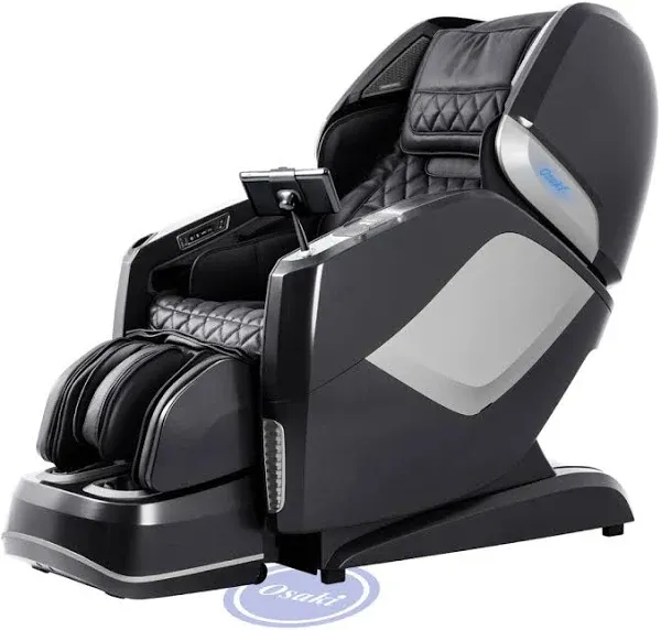 Osaki OS-Pro Maestro 4D Zero Gravity Massage Chair with Heated Rollers, L-Track Design, Touch Screen Remote (Black)