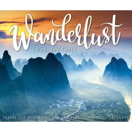 Willow Creek Press Wanderlust Desk Calendar