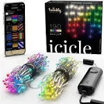 Twinkly Icicle App-Controlled Smart LED Christmas Lights 190 Multicolor