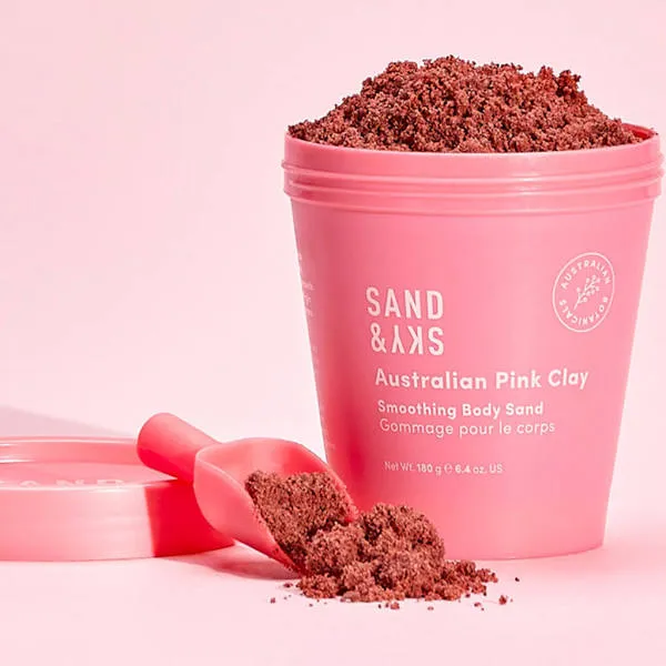 Sand&Sky Australian Pink Clay Smoothing Body Sand