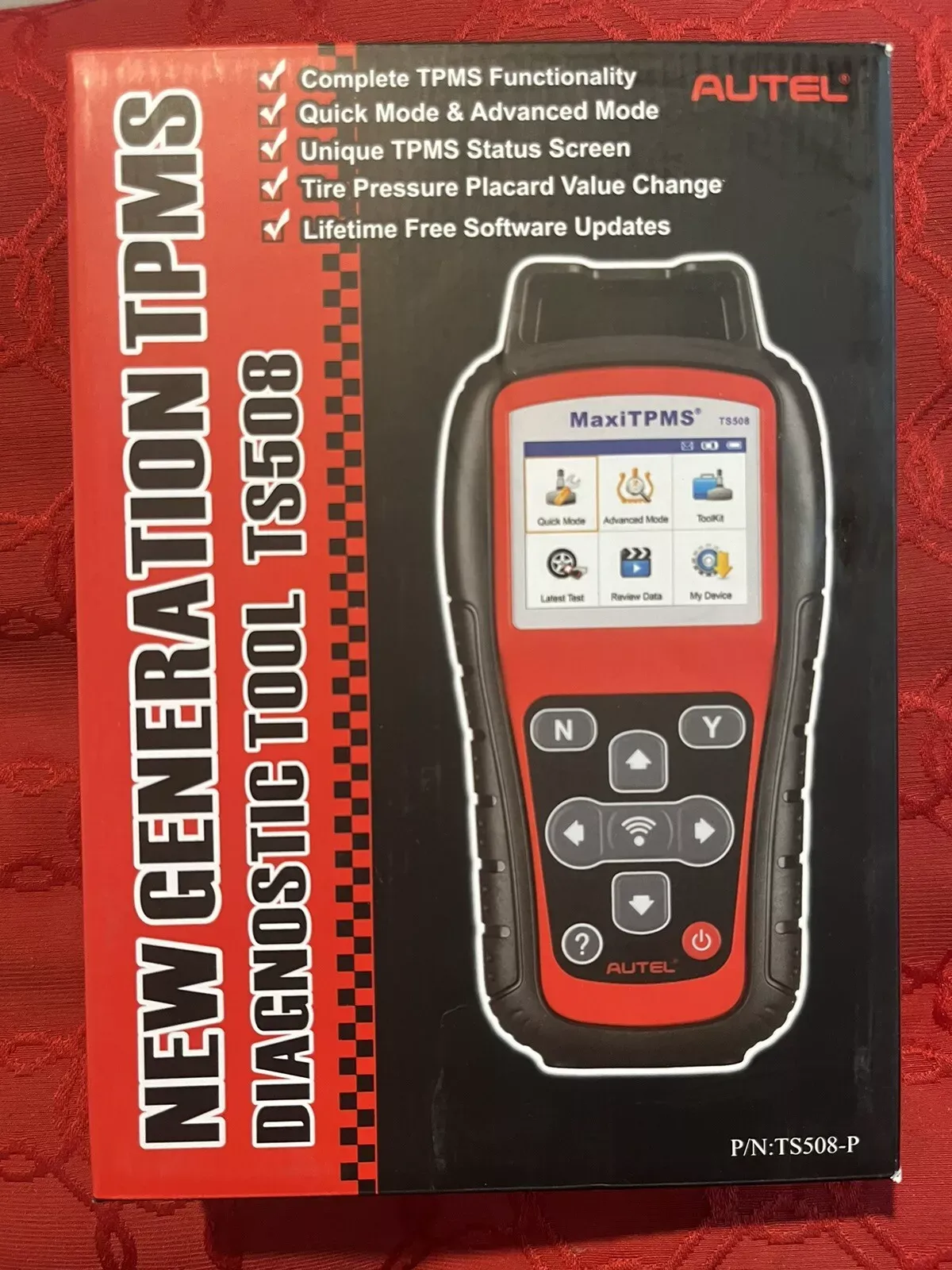 NEW Sealed Autel TS508 TPMS Tool with OBD2 OBDII Relearn - SHIPS from CANADA!