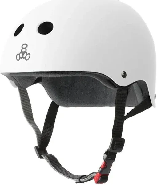 Triple 8 - The Certified Sweatsaver Helmet - White Rubber