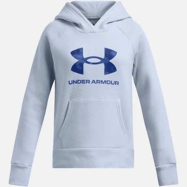 Under Armour Girls Rival Fleece Big Logo Hoodie