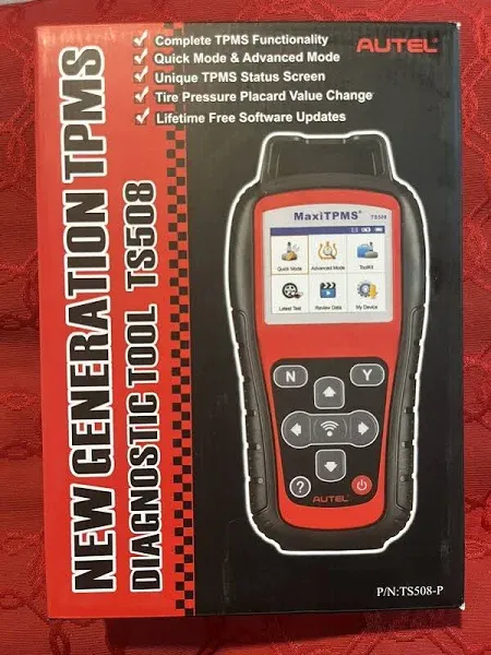 Autel MaxiTPMS TS508 TPMS Relearn Tool with 2 Modes Options, All Known TPMS Sensors Activation/Relearn/Reset, Program MX-Sensor(315 MHz/433 MHz), Upgraded Version of TS501