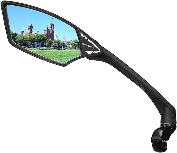 MEACHOW New Scratch Resistant Glass Lens Handlebar Bike Mirror