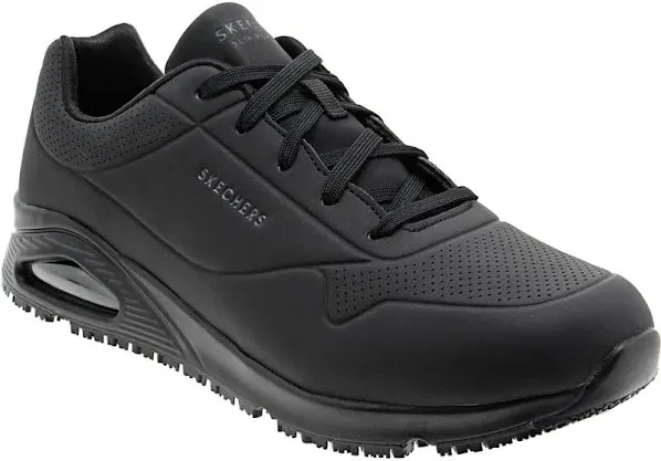 Skechers Work Mens Relaxed Fit Uno Sr Sutal Soft Toe Slip Resistant Wo