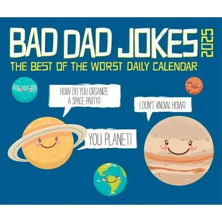 Bad Dad Jokes 2025 Box Calendar