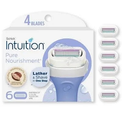 Schick Intuition Pure Nourishment Coconut Milk & Almond Milk Razor (0.35 oz)