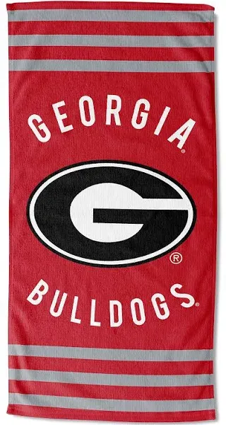 Northwest Georgia Bulldogs Stripes Beach Towel