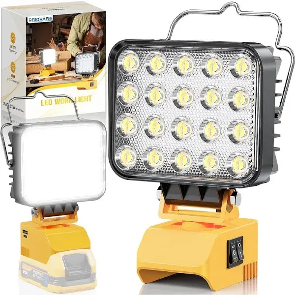 PRIORARE Cordless 20 LED Work Light