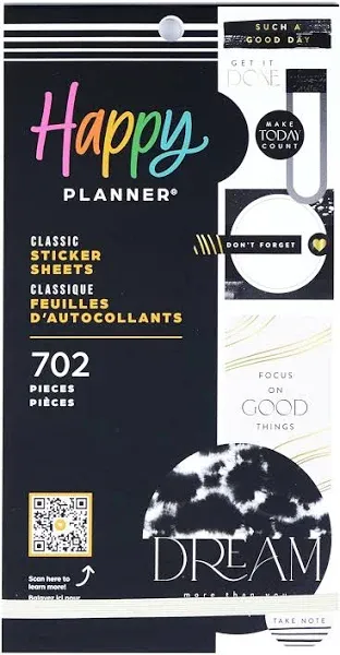 The Happy Planner Modern Impression Value Pack Stickers