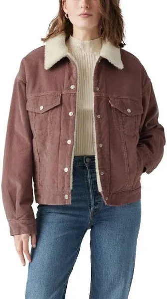 Levi's Women's 90s Sherpa Trucker Jacket (Standard and Plus)