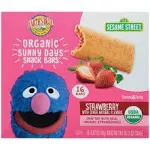 Earth's Best Snack Bars, Organic, Sunny Days, Strawberry, Sesame Street - 16 pack, 0.67 oz bars