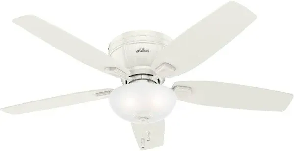 Hunter 52 inch Kenbridge Fresh White Ceiling Fan with Light