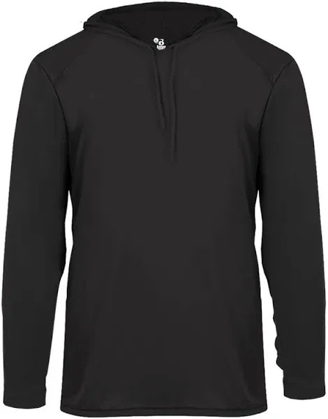 Badger B-Core Hooded Long Sleeve T-Shirt