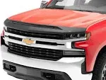 AVS Silverado Aeroskin LightShield Hood Protector; Black Chevy 1500