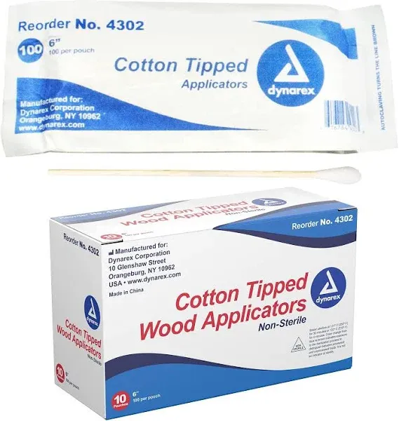 Dynarex Cotton Tipped Applicators