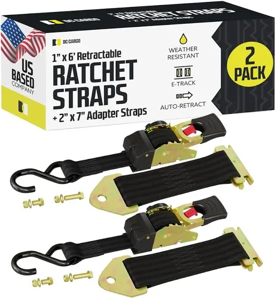 DC Cargo Bolt-On Auto-Retract Ratchet Strap