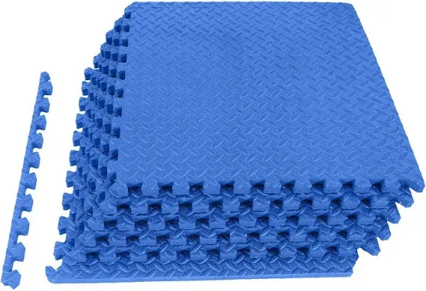 BalanceFrom Fitness Interlocking EVA Foam Exercise Mat Tiles