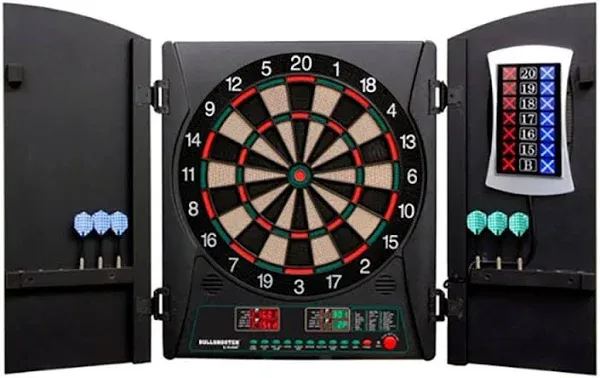  Cricket Maxx 1.0 Electronic Dartboard Cabinet Set,Black 