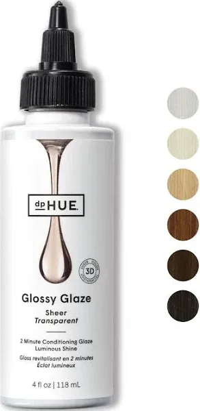 dpHUE Glossy Glaze Sheer 4 fl oz In-Shower Conditioning Glaze for Luminous Shine