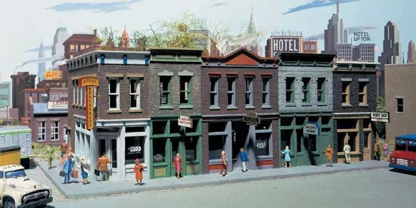 Walthers Merchant's Row I HO Scale Kit