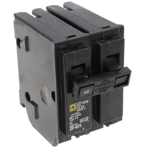 Square D by Schneider Electric Hom245cp Homeline 45-Amp Two-Pole Circuit Breaker