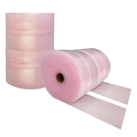 UOFFICE 4 Pink Anti-Static Bubble Rolls