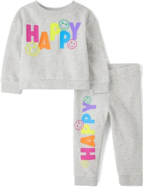 The Children's Place Toddler Girls Sweatshirt & Pants Set