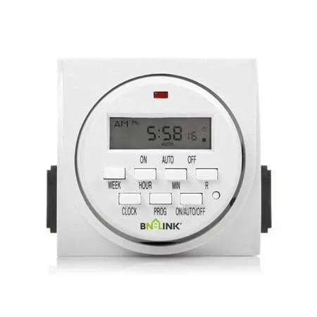 7 Day Heavy Duty Digital Programmable Timer, FD60 U6, 115V, 60Hz, Dual Outlet...