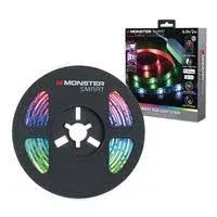 3 Monster Smart Illumiessence Google Assistant Multicolor LED Strips 6.5ft B182