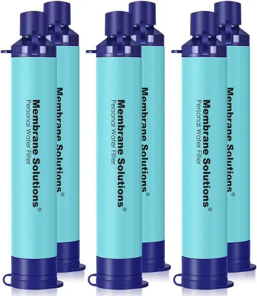 Membrane Solutions Straw Water Filter Survival Filtration Portable Gear