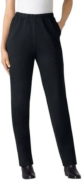 Plus Size Women's Straight Leg Ponte Knit Pant by Women's Within