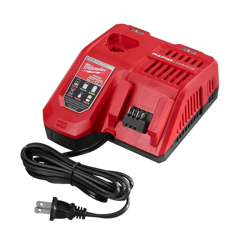 Milwaukee M12 & M18 Rapid Charger 48-59-1808