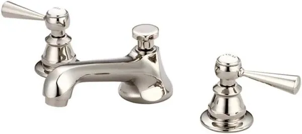 Water Creation Widespread Bathroom Faucet 3&#034; Stainless 2-Handle Brass Chrome