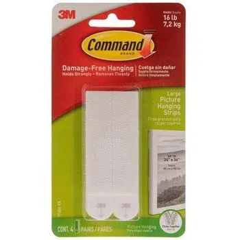 Command Large Picture Hanging Strips